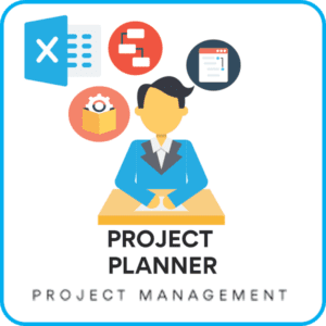 Project Planner Excel Template - Project Scheduling, Timeline, Gantt Charts, project report & Resource management (utilization)