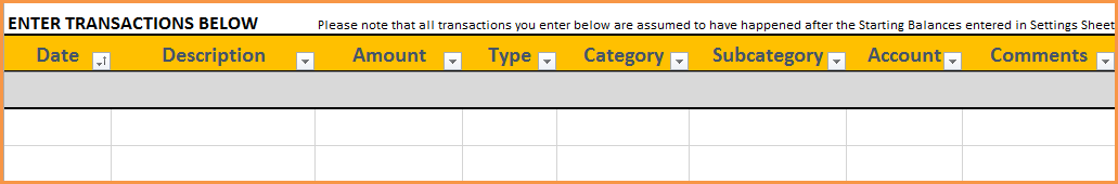 Excel Money Management Template from indzara.com