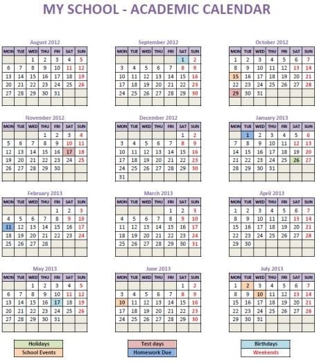 All-Purpose Calendar Maker (Free Excel Template)