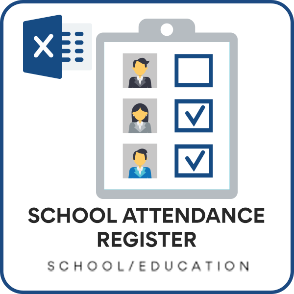School Attendance Register Excel Template