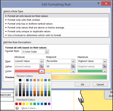 Download Australia State Heat Map Excel Template