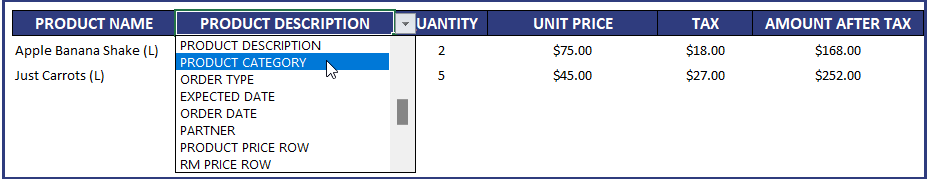 Customizable Invoice