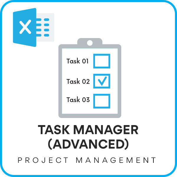 Task Manager Advanced Excel Template