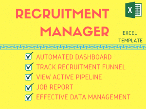 Recruitment Manager Excel template