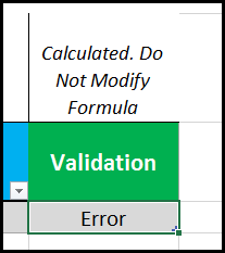 Event Calendar Maker - Excel Template - Error