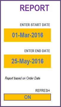 Report - Enter Start and End Dates
