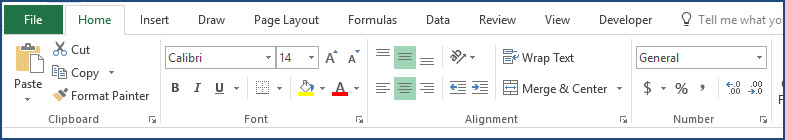 Excel Formatting Options to customize the invoice