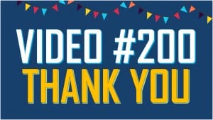Thank you for the support. 200th Video