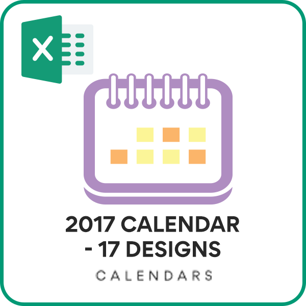 Calendar Template 17 Calendar Designs In Excel Free Download