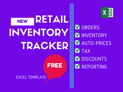 Inventory Tracker 2025- Free Retail Inventory Management Excel Template
