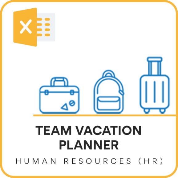 Team Vacation Planner Excel Template