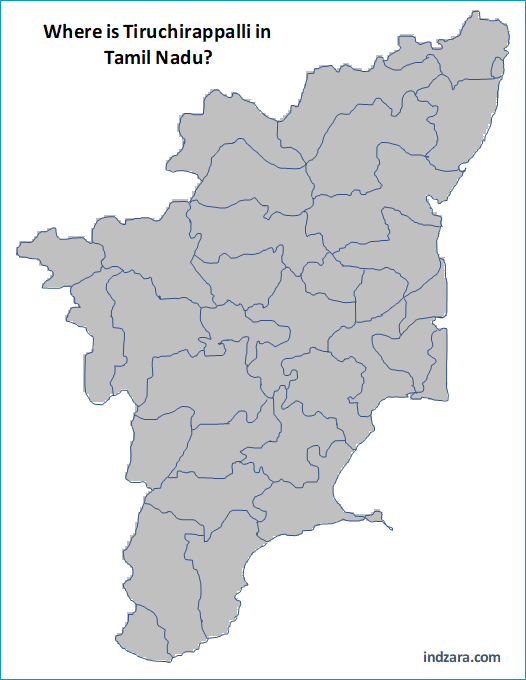Find a District - Where is Tiruchirappalli in Tamil Nadu