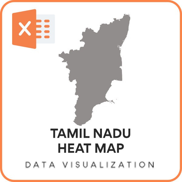 Tamilnadu Heat Map Excel Template