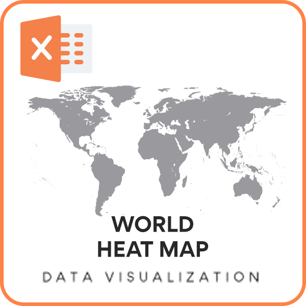 World Heat Map Excel Template