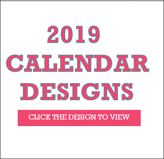 2019 Calendar Designs
