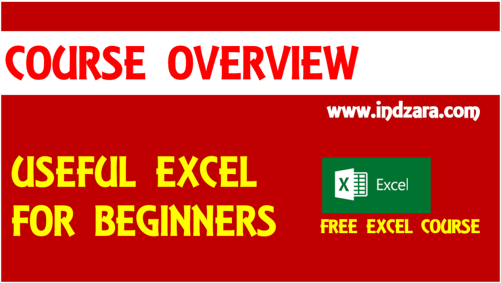 Useful Excel Course Overview