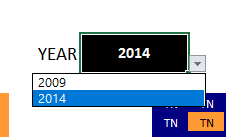 Year Filter options
