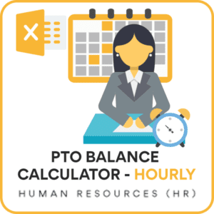 PTO Balance Calculator Hourly Excel Template
