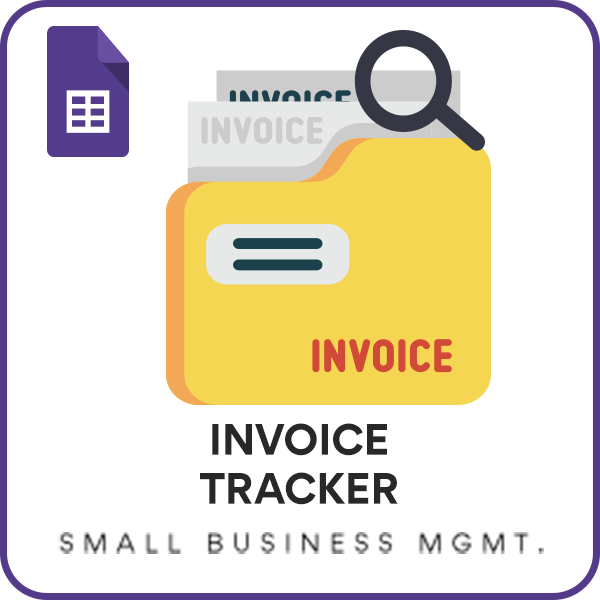 Google sheets invoice tracker