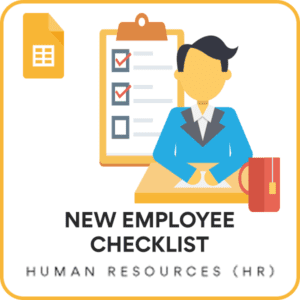 New Employee Checklist Google Sheet Template