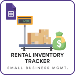 Free Rental Inventory Tracker Google Sheet Template