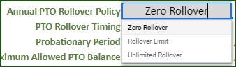Rollover policy options
