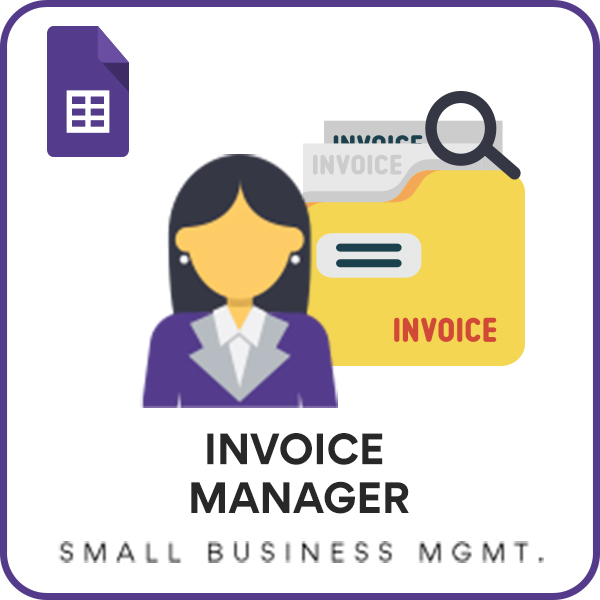 Invoice Manager Google Sheet Template