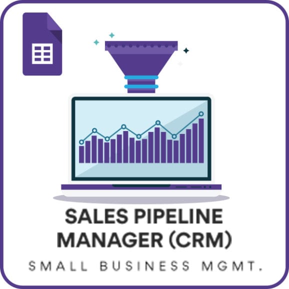 Sales Pipeline Manager (CRM) - Google Sheet Template