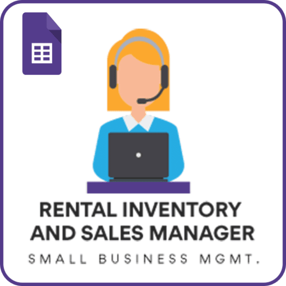 Rental Inventory and Sales Manager - Google Sheet Template