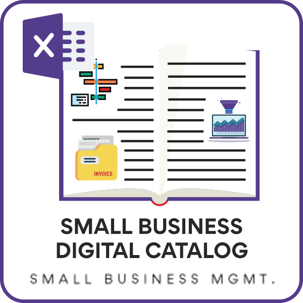 Small Business Digital Catalog Excel Template