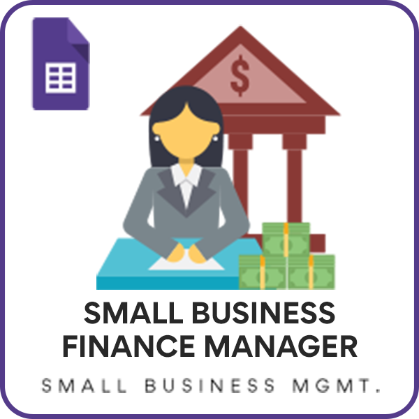 Small Business Finance Manager Google Sheet Template
