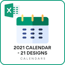 2021 Calendar Excel Template