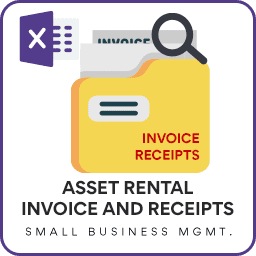 Free Asset Rental Invoice and Recipts Excel Template