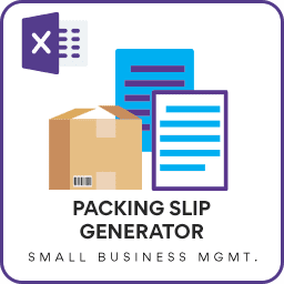Free Packing Slip Generator Excel Template