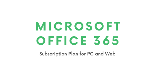 Microsoft Office 365 Subscription Plan