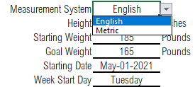 Metric and English System