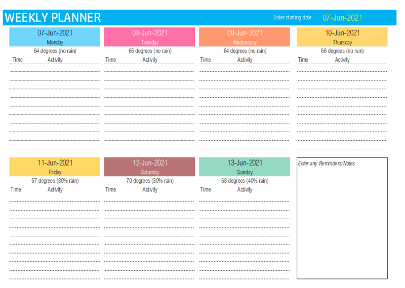 Download Fitness Weight Loss Tracker Excel Template