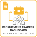 Recruitment Tracker Dashboard - Google Sheet Template for Simplified Hiring Process
