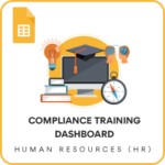 Compliance Training Dashboard Google Sheet Template
