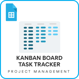 Kanban Board Task Tracker in Google Sheet