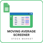 Simple Moving Average Stock Screener Google Sheet Template