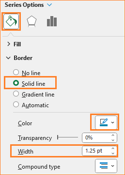 Progress Tracker series option