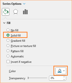 Stacked Column Chart with slider fill & line