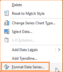 Stacked Column Chart with slider format data series