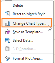 small multiple column chart change chart type